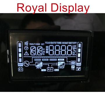 Einfarbige Stellen-kundenspezifische Brennstoff-Zufuhr LCD-Anzeige des Segment-6