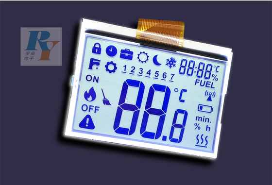 Transparenter TN-Klimaanlage Lcd-Bildschirm mit weißer geführter Hintergrundbeleuchtung