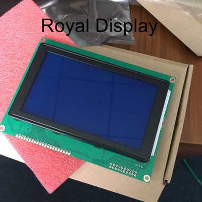 Blaue 240X128dot grafische LCD Anzeige Stn einfarbiges negatives LCD-Modul
