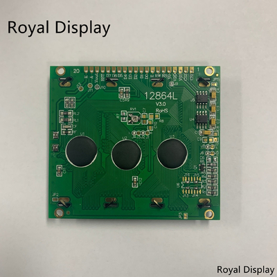 LCD-Modul PFEILER gelbgrüne grafische LCD Anzeige 128X64dots STN einfarbiges