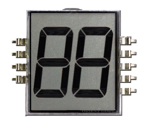Sondergröße-zeigen einfarbiger sieben Segment LCD-Anzeige ZAHN LCD TN positiven LCD an