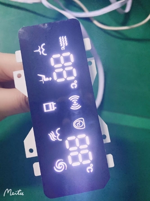 Fertigen Sie 4 Segment LED-Anzeigen-blaue Farballgemeine Anode der Stellen-7 für intelligente Toilette besonders an
