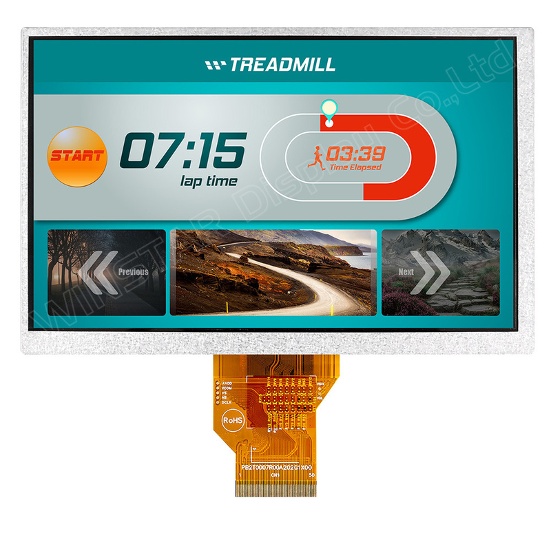 7' 800*RGB*480 TFT-LCD-Modul mit weißer Übertragung 12H 16:9 mit ST-5623D