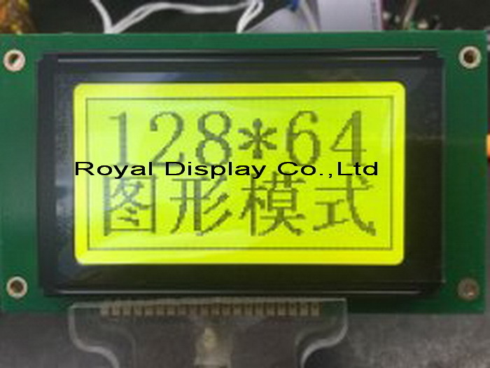 128*64 Grafik-STN-LCD-Modul mit LED-Rücklicht Monochrom 20 Pin ST7565 3,5 V Industrieanzeige