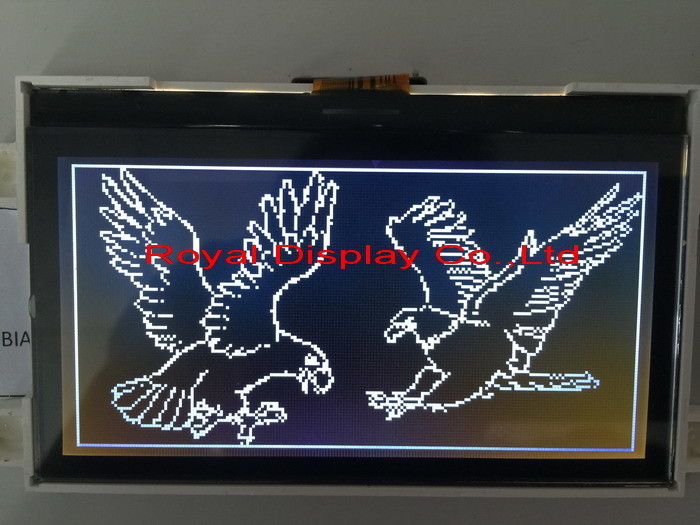 192*48 Grafik-LCD-Modul mit Hintergrundbeleuchtung AT0107 6H 12H Breittemperatur-Industriebildschirm