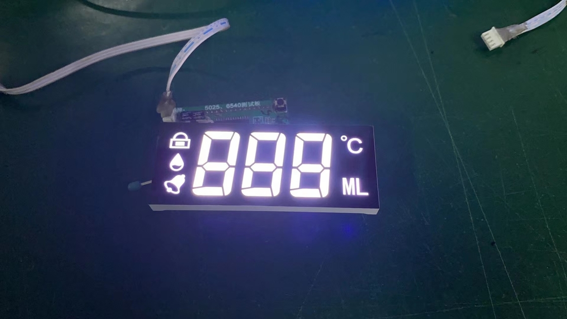 Ultra dünne weiße 7 Segment LED-Anzeigen-allgemeine Kathode für Timer-Indikator