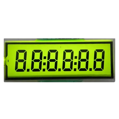 Numerisches, monochromes, digitales, kundenspezifisches LCD-Display mit 7 Segmenten