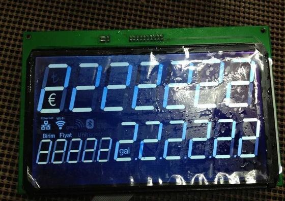 Transmissive negative DFSTN-LCD-Module für einen sehr breiten Temperaturbereich eines Kraftstoffdispensers