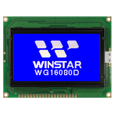 160*80 Grafik-LCD-Modul Großformat FSTN mit Hintergrundbeleuchtung 5,25v Weite Temperatur LC7981 Industrieanzeige