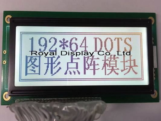 192*64 Grafik-LCD-Modul Großformat STN-PIN-Anschluss mit Hintergrundbeleuchtung AT0107 AT0108 Industriebildschirm