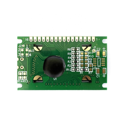 8*1 Zeichen-LCD-Modul 6H STN Gelb-Grün Positive Weite Temperatur mit Hintergrundbeleuchtung Industrieanzeige