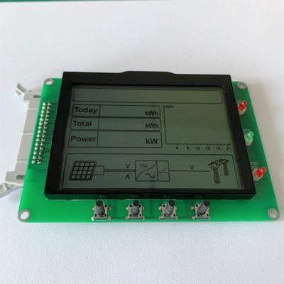 128*16 Punkte FSTN angepasstes LCD-Modul 6H mit ST7565P Breittemperatur für UPS-Photovoltaik-Inverter