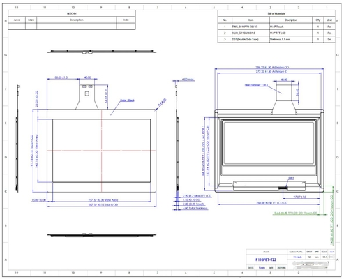 11.6' 16:9 TFT CTP 1920*1080 für Notebooks und Industriegeräte