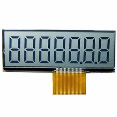 Kleingrößensegment TN FFC LCD-Modul Monochrom Transflexive Positive Anzeige