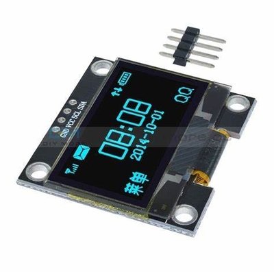 1.3'' 128*64 weiße monochrome OLED I2C-Schnittstelle