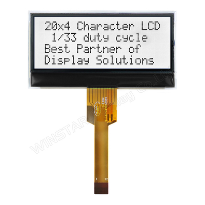 20*4 FSTN Monochrom I2C Weittemperatur-LCD-Modul Winstar Ersatz