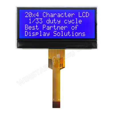 20*4 FSTN Monochrom I2C Weittemperatur-LCD-Modul Winstar Ersatz