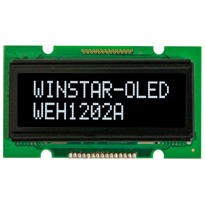 1.6' 12*2 Zeichen Monochrom OLED LCD Modul Winstar Ersetzen