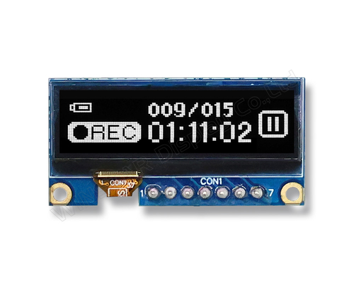 1.3' 128*40 Grafik Mono Sh1106 Spi I2c Weittemperatur OLED