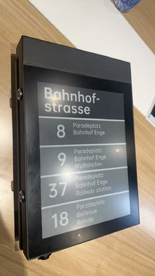 13.3'' Monochrom E-Papier Anzeige Bus-Stopp-Schild Unterstützung Anpassung