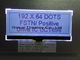 Grafische Stn-Positiv-19264 Dots Graphic Monochromes LCD intelligente LCD Anzeige des Platten-Industriestandard-