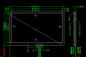 350cd/m2 4.3in widerstrebender Note LCD-Bildschirm LCD-Platten-CDG8671-7.0 IPS