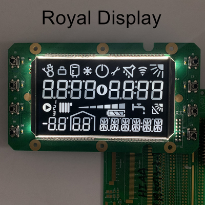 Kundenspezifisches VA-LCD-Display IPS 7Segment-Grafik-LCD-Modul mit PCB-Hintergrundbeleuchtung