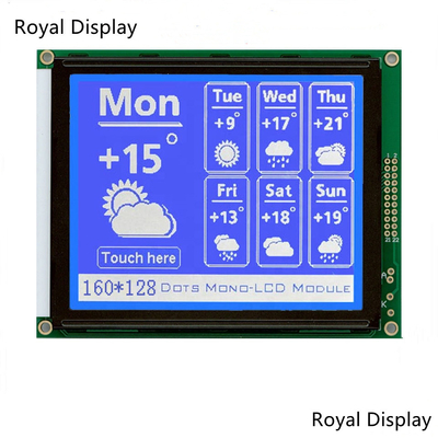 Grafik-Matrix LCD-Modul 4.7inch 160X128 129*102mm mit Hintergrundbeleuchtung