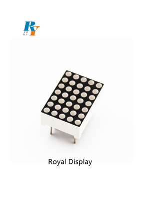 PFEILER 1.9mm 80mcd LED DOT Matrix Display FSTN rotes Ausstrahlen Durchmesser-5X7