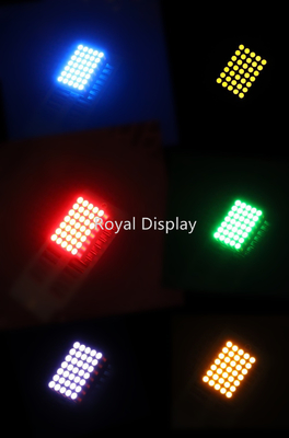 PFEILER 1.9mm 80mcd LED DOT Matrix Display FSTN rotes Ausstrahlen Durchmesser-5X7