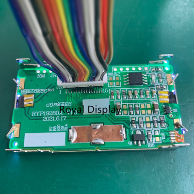 positive Hintergrundbeleuchtung 90mA 192X80 FSTN Dot Matrix LCD Transflective