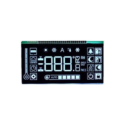 Kundengebundene Segment Lcd-Anzeigen-Noten-Stelle TN-Schwarz-sieben für Meter des Wasserzähler-/Energie